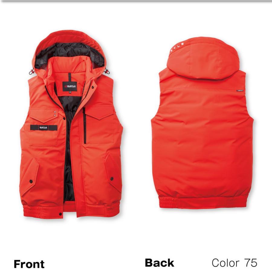 burtle バートル 5064 防寒ベスト 防風 軽量 ウォッシャブル 撥水 保温