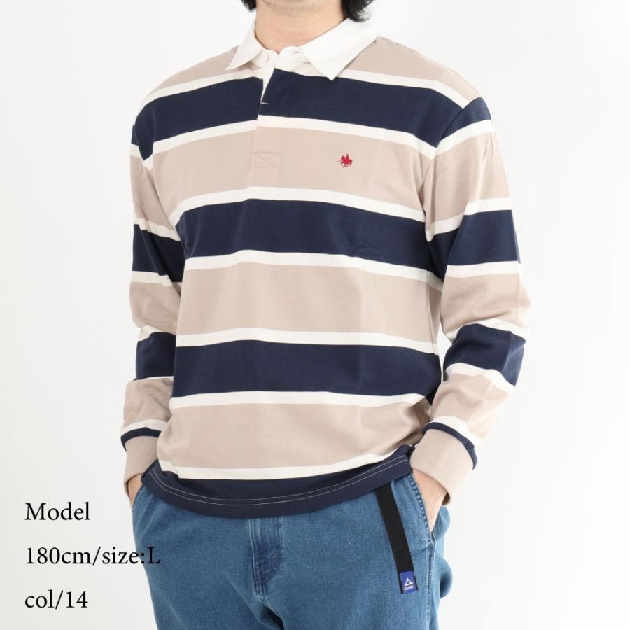 POLO BCS（ポロ・ビーシーエス） ラガーシャツ ミニ裏毛 ポロシャツ