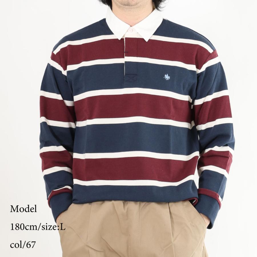 POLO BCS（ポロ・ビーシーエス） ラガーシャツ ミニ裏毛 ポロシャツ