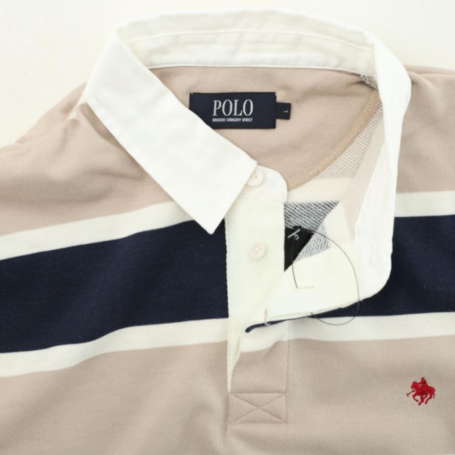 POLO BCS（ポロ・ビーシーエス） ラガーシャツ ミニ裏毛 ポロシャツ