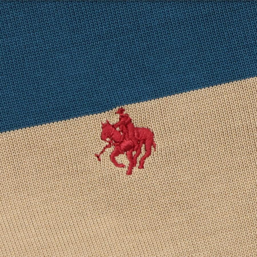 ラルフローレン 常田大希 ラガーシャツ ポニー刺繍 裏起毛 ボーダー XL