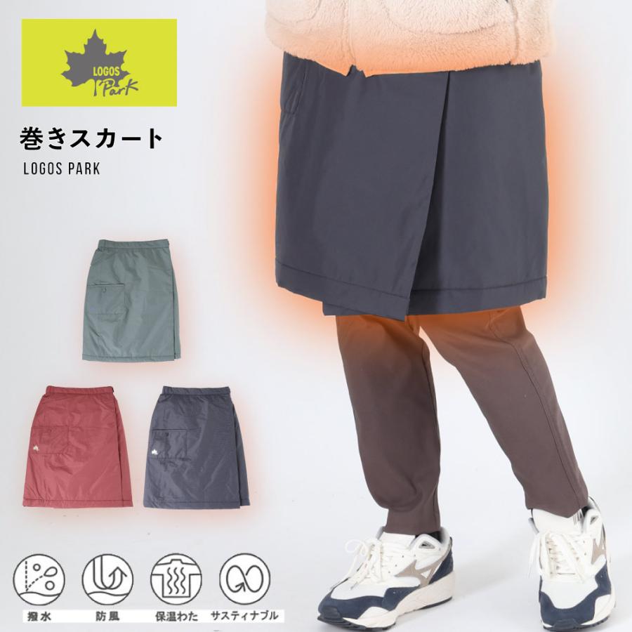 レディース LOGOS park ロゴス ラップスカート 巻きスカート スカート