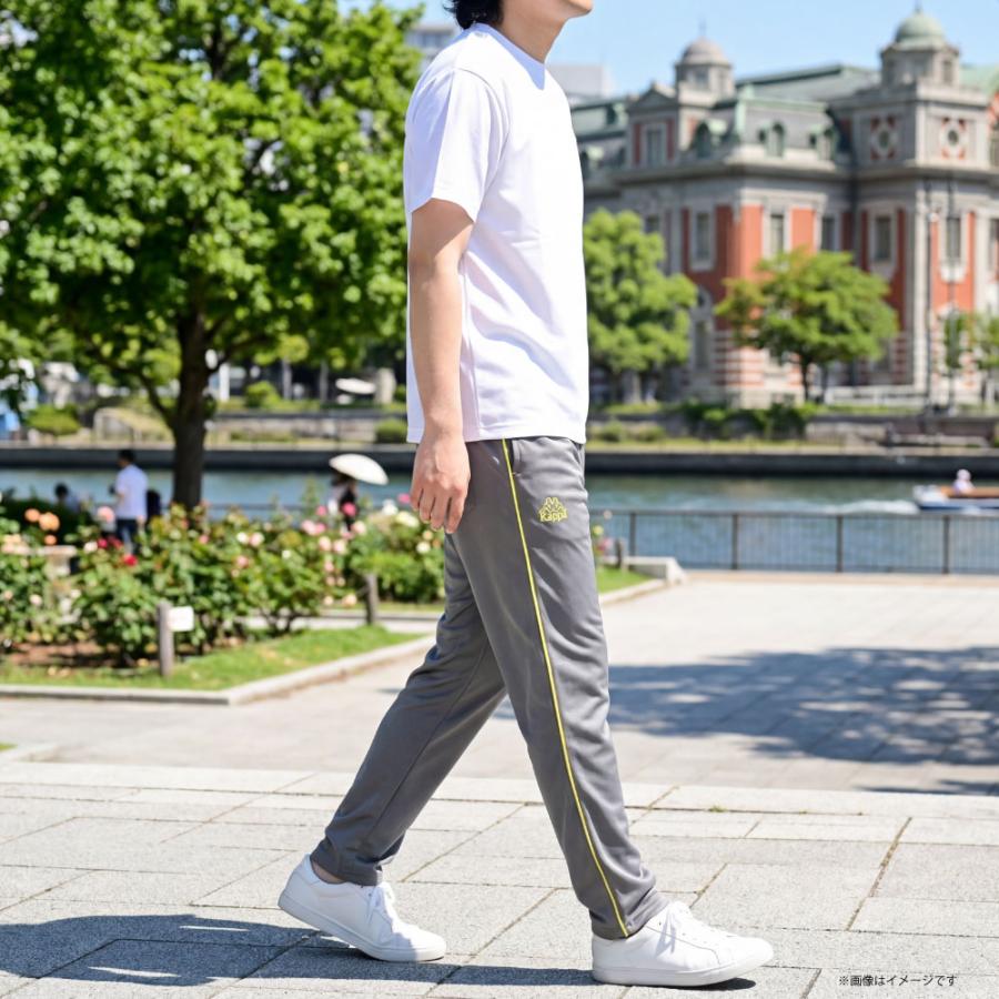 Kappa メンズ ジャージパンツ メッシュ ジャージ 吸水速乾 UVカット