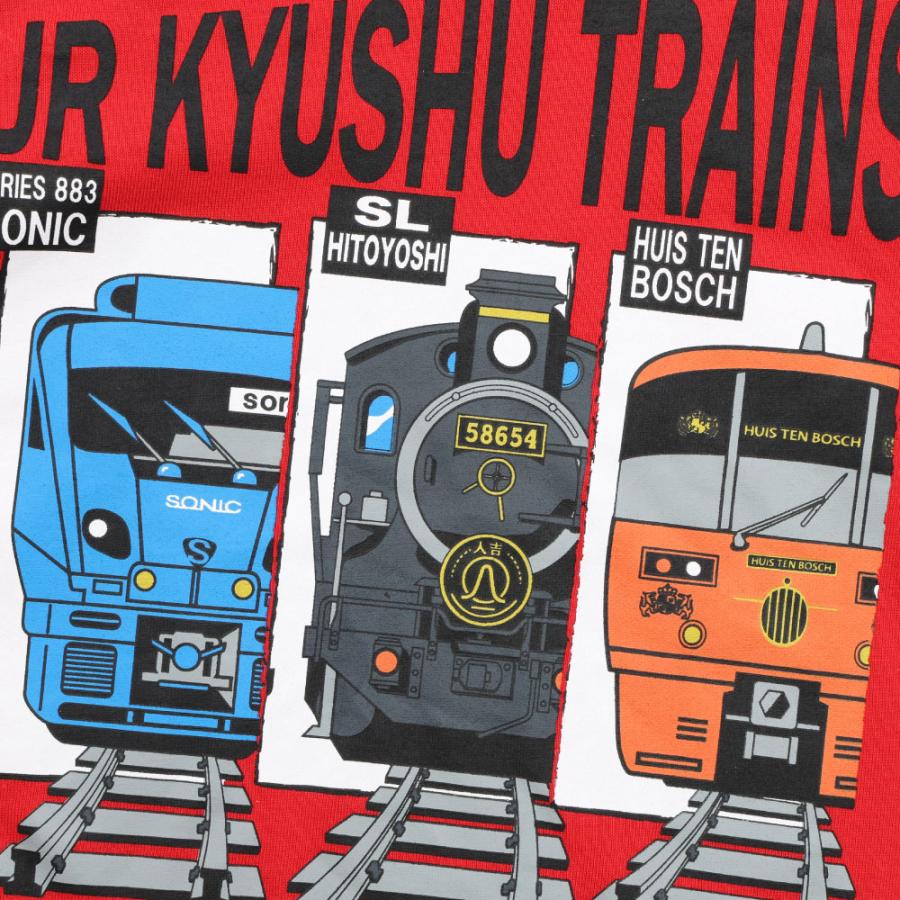 新幹線 JR九州 Tシャツ 半袖 子供 キッズ 男の子 電車 綿100% 100 110