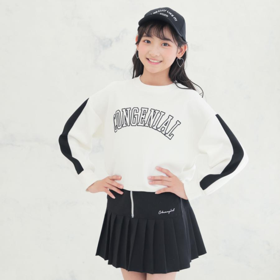 チアガール キッズ 女の子 ショート丈 トレーナー トップス 140 150 