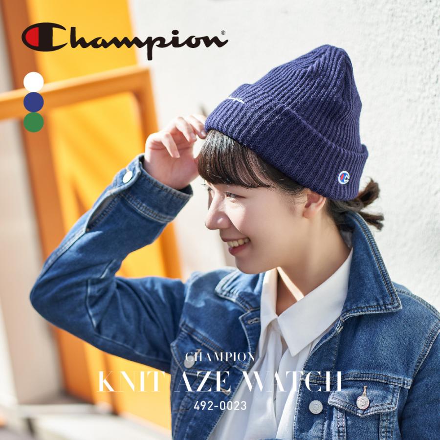 Champion（チャンピオン） 帽子 ニット帽 アゼ ワッチ 畦編み ビーニー
