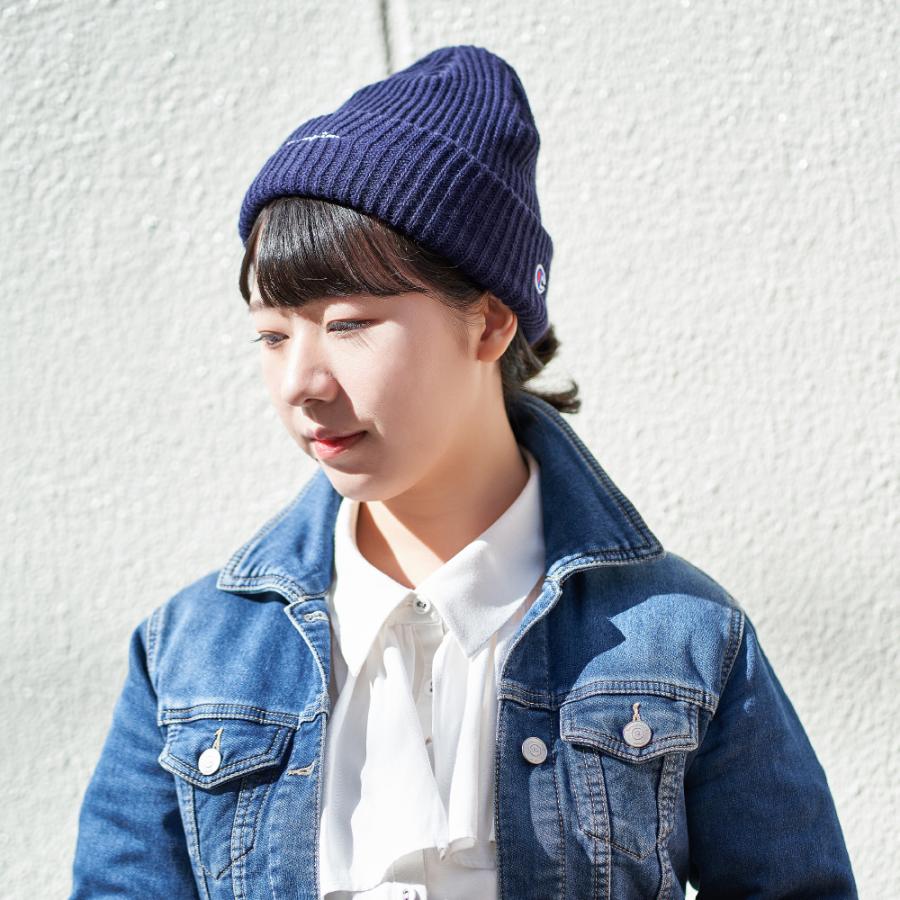 Champion（チャンピオン） 帽子 ニット帽 アゼ ワッチ 畦編み ビーニー