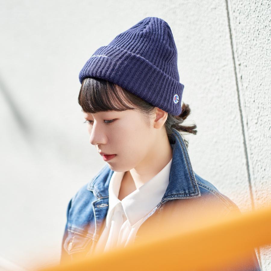 Champion（チャンピオン） 帽子 ニット帽 アゼ ワッチ 畦編み ビーニー