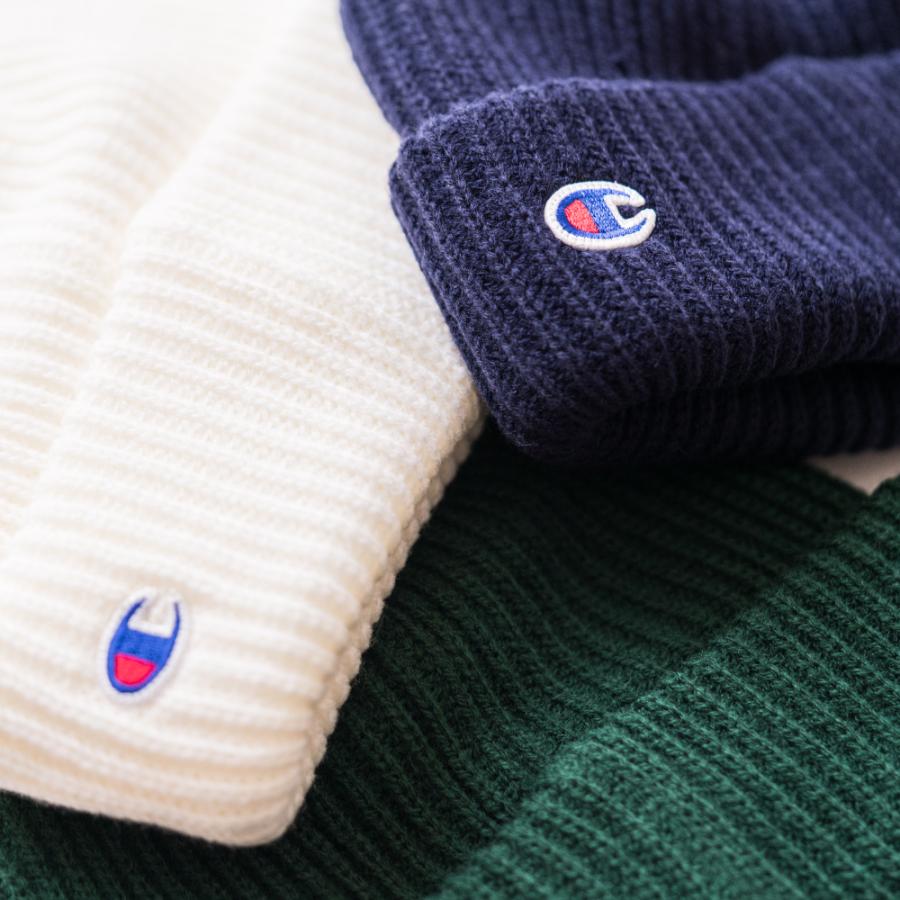 Champion（チャンピオン） 帽子 ニット帽 アゼ ワッチ 畦編み ビーニー