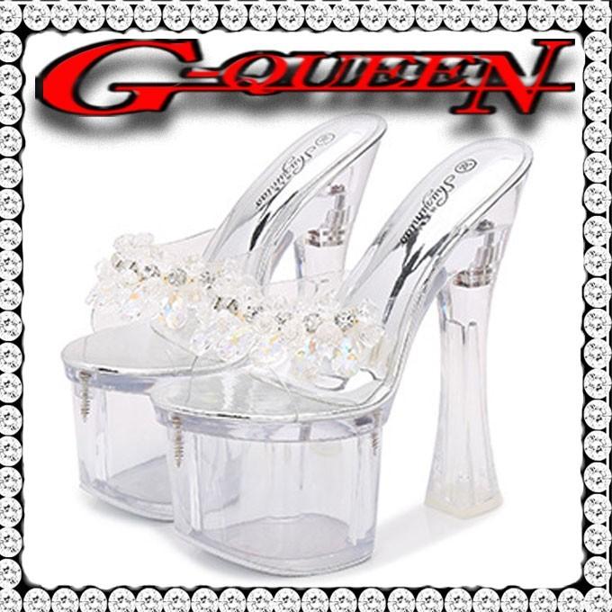 キャバ サンダル キャバヒール ヒール72671【22.5cm】厚底 キャバ サンダル キャバヒール ヒール72671【22.5cm】厚底