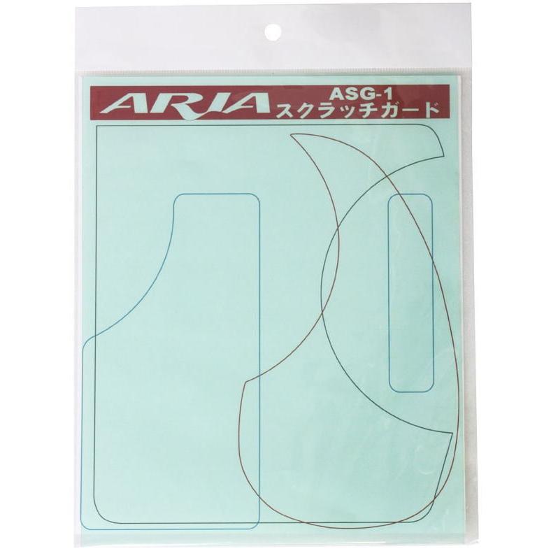 ARIA ASG-1 スクラッチガード 透明ピックガード : 楽器屋のSAKAI
