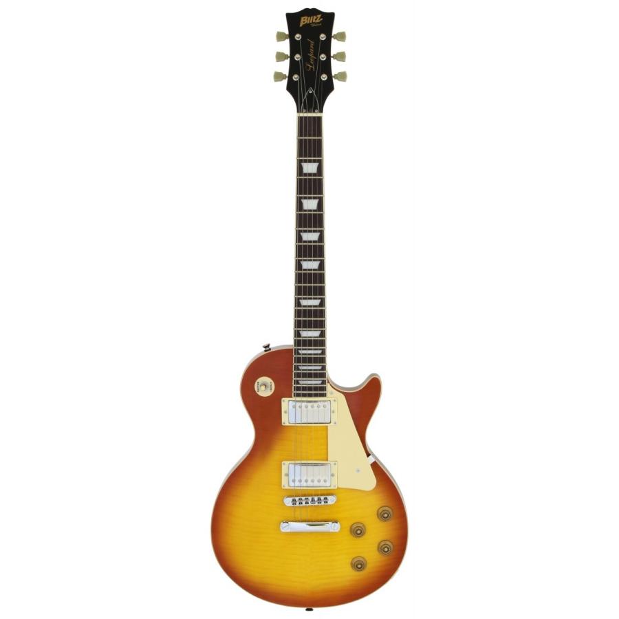 Blitz by AriaProII BLP-450 HB(Honey Burst) ブリッツ エレキギター初心者入門セット_1