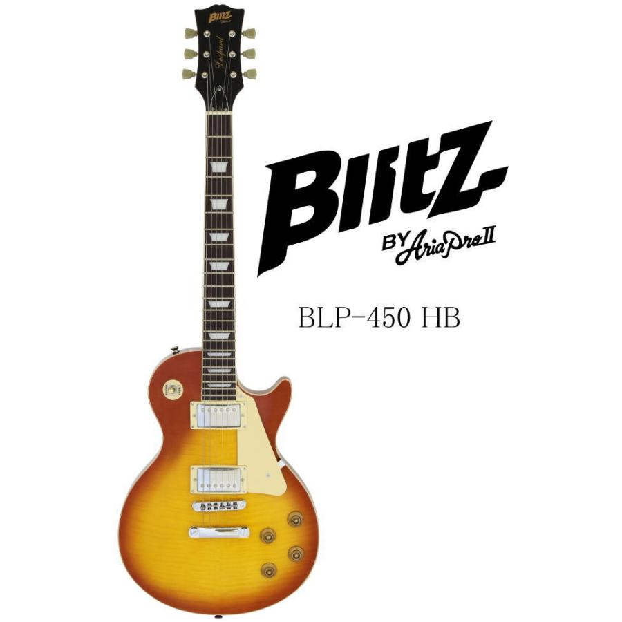 Blitz by AriaProII BLP-450 HB(Honey Burst) ブリッツ エレキギター ハニー・バースト｜g-sakai