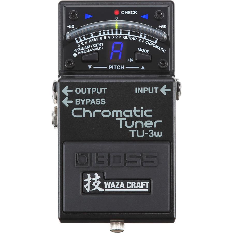 《※入荷しました。 在庫あります。》 BOSS TU-3W CHROMATIC TUNER ボス ペダル型 クロマチック・チューナー 技WAZA CRAFT｜g-sakai｜03