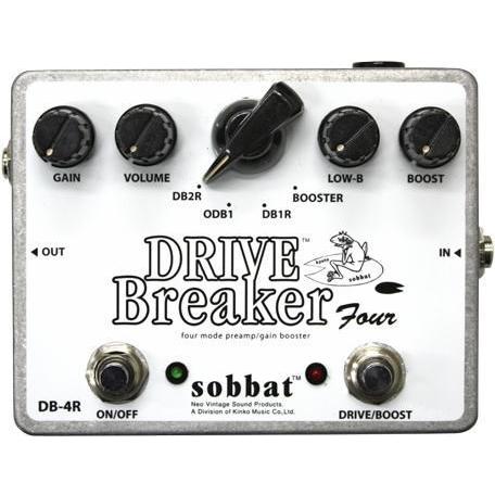 sobbat DRIVE Breaker Four DB-4R Overdrive/Distortion/Booster ソバット ドライブ・ブレイカー オーバードライブ/ディストーション/ブースター Made in JAPAN｜g-sakai