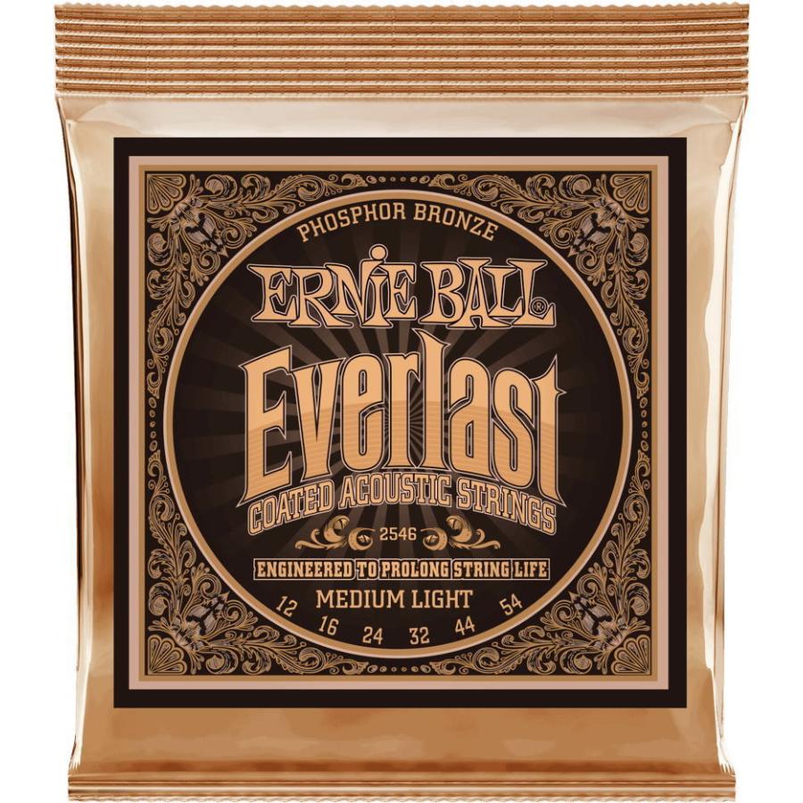 ERNIE BALL 【2546】 Everlast Medium Light アーニーボール アコースティック・ギター弦 フォスファー・ブロンズ ミディアム・ライト｜g-sakai