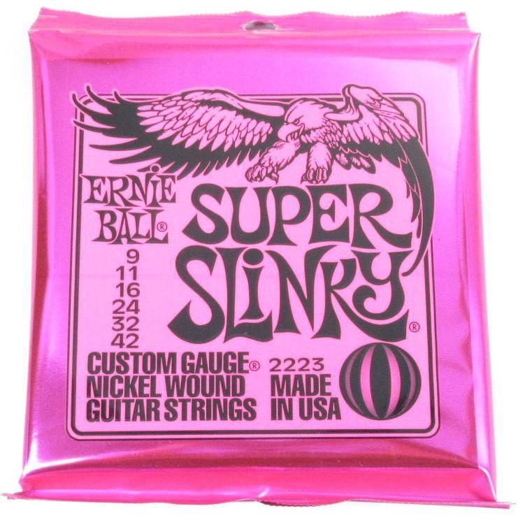ERNIE BALL SUPER SLINKY 【#2223】 アーニーボール エレキギター弦 スーパー・スリンキー 009-042  :eb0942g:楽器屋のSAKAI 通販 
