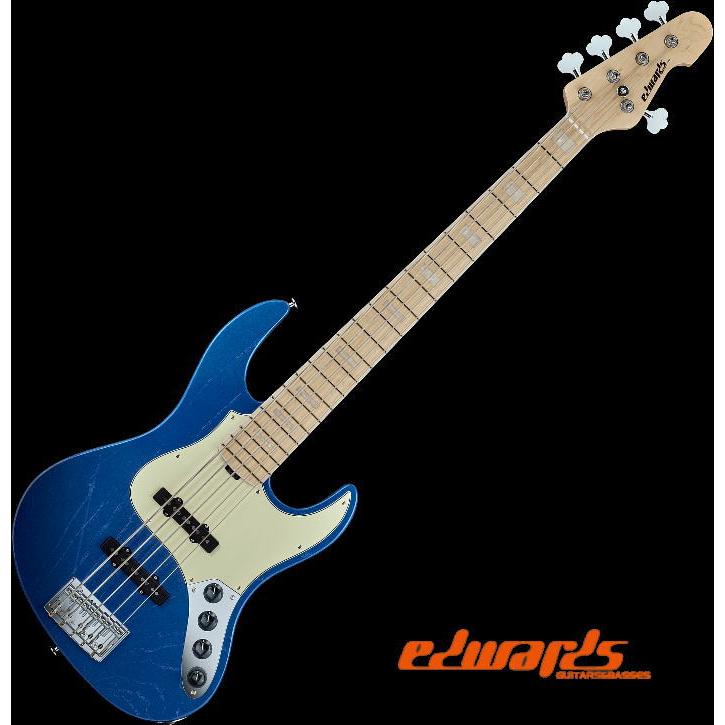 ESP EDWARDS E-AMAZE-5-AS/M Solid Metallic Blue エドワーズ エレキ