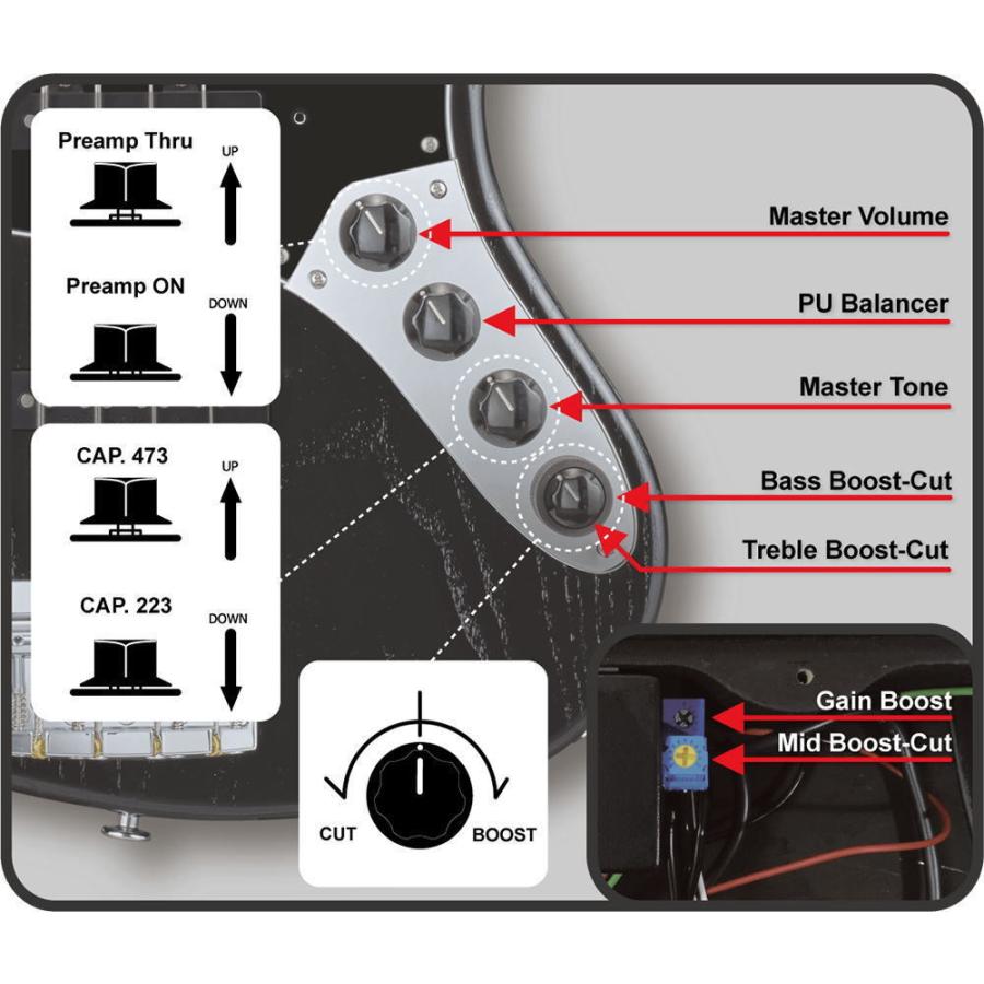 EDWARDS エレキベース ブラック ギグバッグ付き エレキベース総合案内｜柏でベース買うなら島村楽器アリオ柏店へお越し