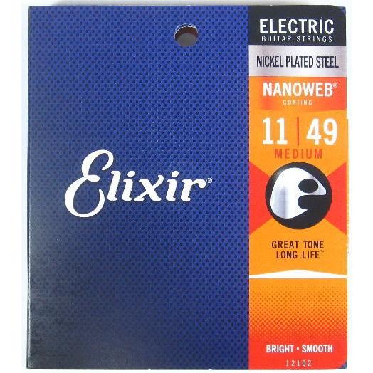 Elixir（エリクサー） Elixir 12102 Medium NANOWEB エレキ・ギター弦
