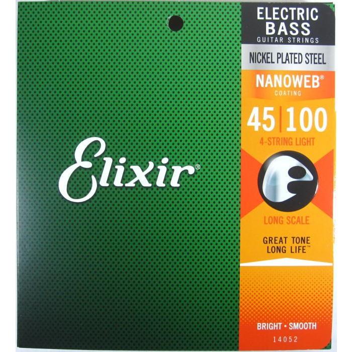 エリクサー ELIXER ベース弦 14052  045〜100 ライトゲージ 未使用品 Elixir（エリクサー） Elixir 14052 Light Long Scale NANOWEB ベース