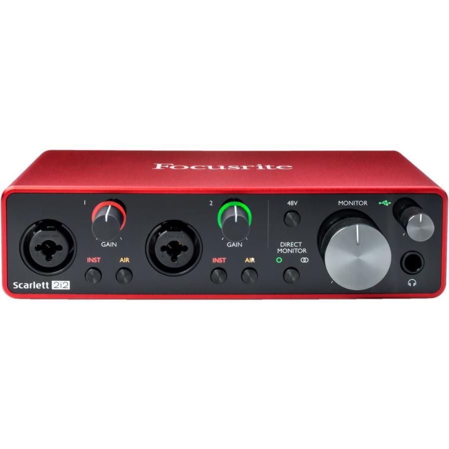 Focusrite Scarlett 2i2 Studio 3rd Gen (gen3) フォーカスライト 