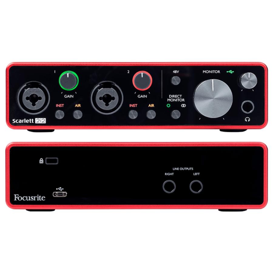 Focusrite Scarlett 2i2 Studio 3rd Gen (gen3) フォーカスライト 
