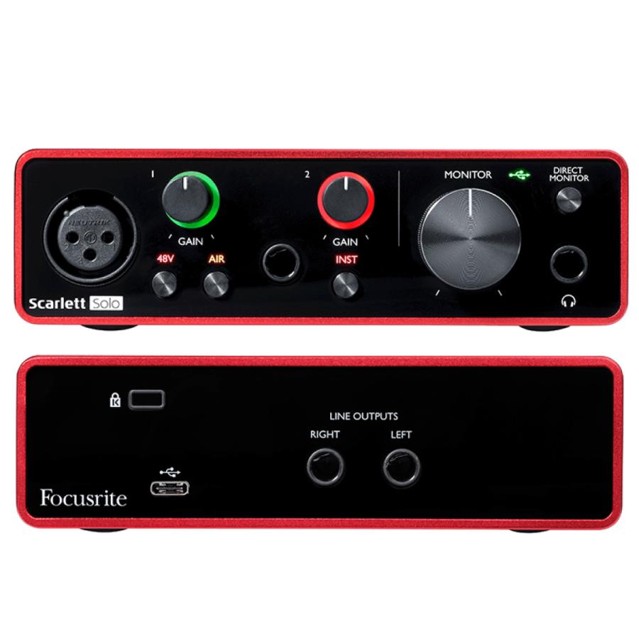 Focusrite Scarlett Solo 3rd Gen フォーカスライト