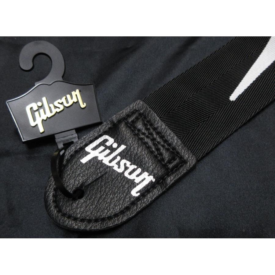 Gibson 純正ストラップ 黒 ギブソン ブラック Gibson（ギブソン） 【ASBOLT-BLK】 The Lightning Bolt Seatbelt