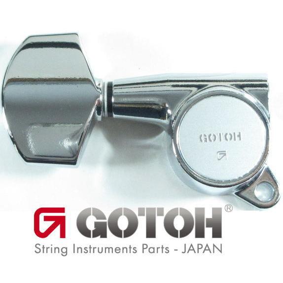 GOTOH SG381/STANDARD/01/CR/L3+R3 Guitar Tuning Machine