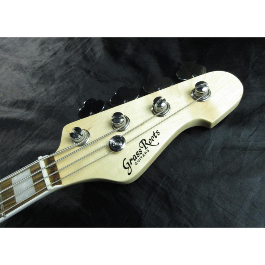 《※生産終了 在庫限り。》 Grass Roots G-AM-55MS/R 【Snow White】 グラス・ルーツ エレキ・ベース