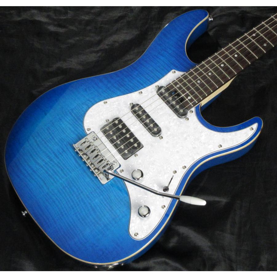 《※入荷しました。 在庫あります。》 Grass Roots G-SNAPPER-CTM See Thru Blue Sunburst グラス・ルーツ エレキギターの画像