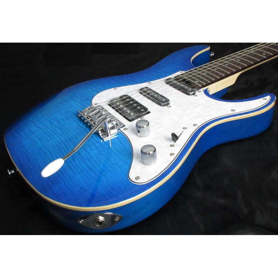 《※入荷しました。 在庫あります。》 Grass Roots G-SNAPPER-CTM See Thru Blue Sunburst グラス・ルーツ エレキギターの画像