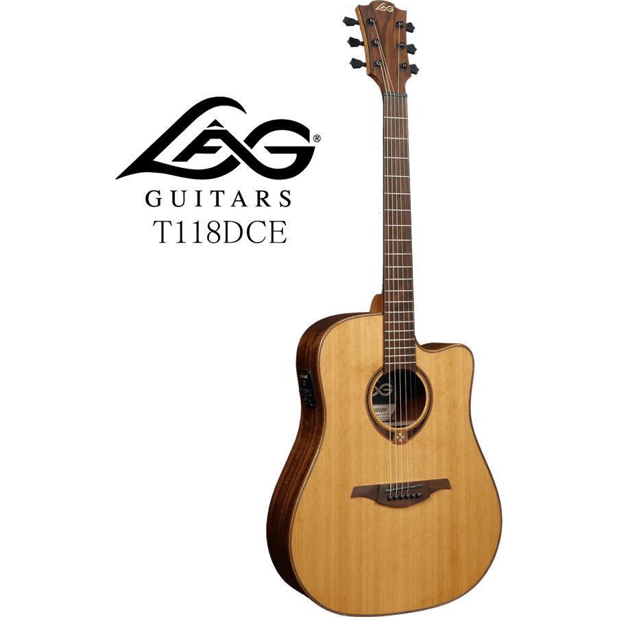 お取り寄せ商品] LAG GUITARS Tramontane 118 T118DCE ラグ