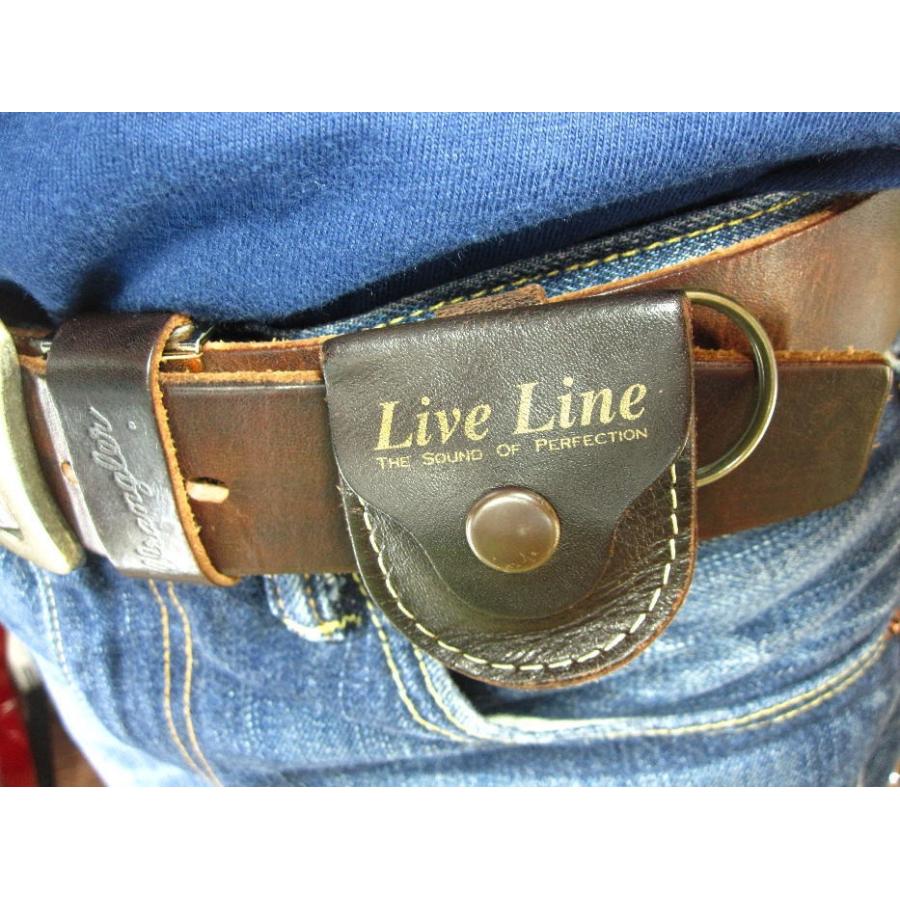 Live Line LPC1200・BK ライブ・ライン レザー ピックケース / ピック