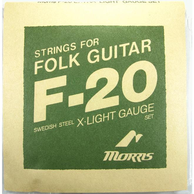 Morris F-20 Extra Light Gauge モーリス フォークギター弦 Morris F-20 Extra Light Gauge モーリス フォークギター弦