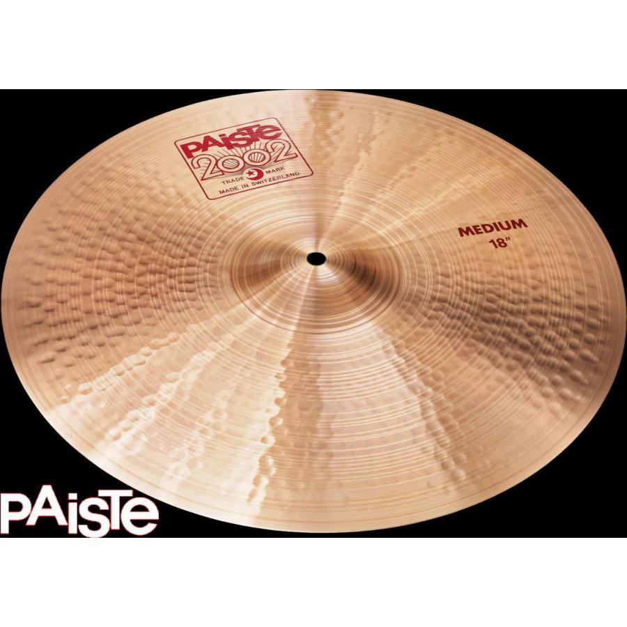 [※お取り寄せ商品] PAISTE 2002 Medium Crash 18