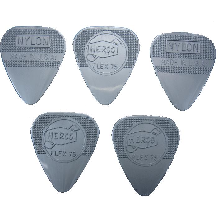 HERCO Nylon Flat Picks FLEX 75 HE211P Heavy ヘルコ ハーコ ピック 5