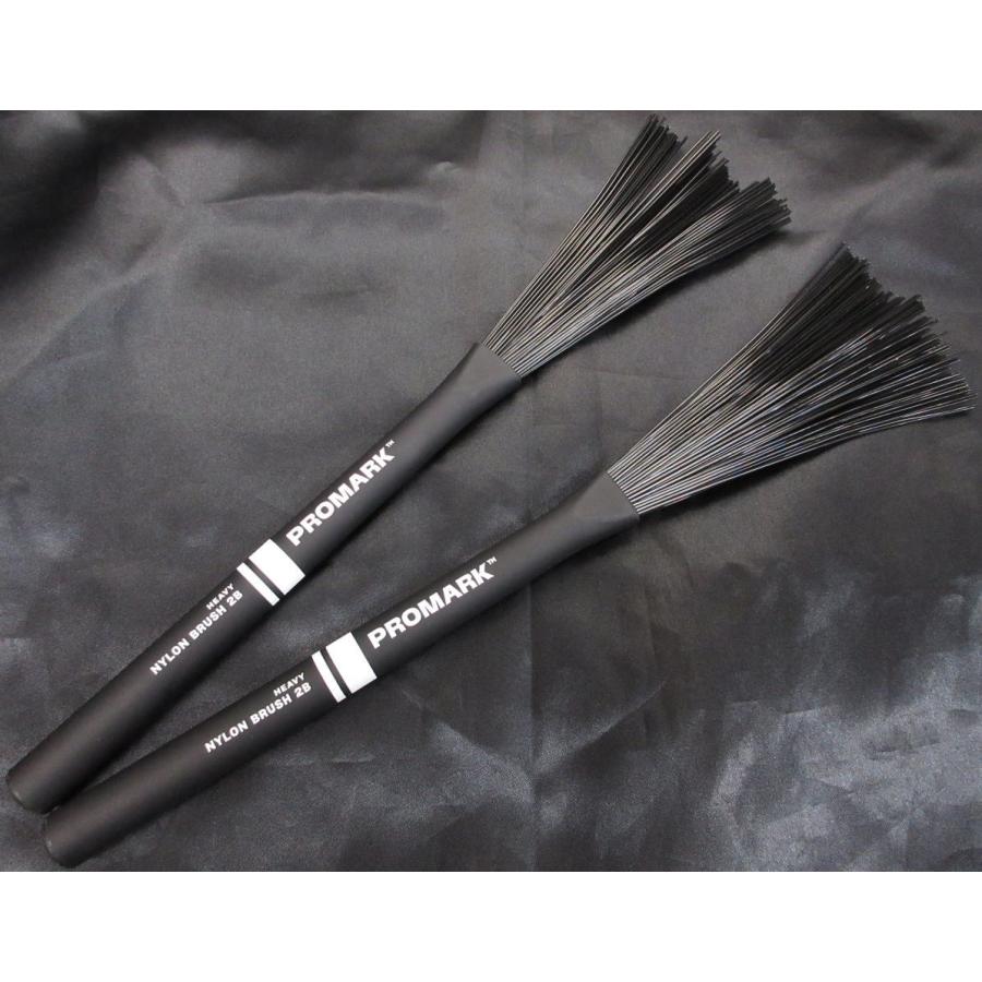 PROMARK PMNB2B Heavy Nylon Brush 2B Black プロ・マーク ヘヴィー ナイロン・ブラシ ブラック ...
