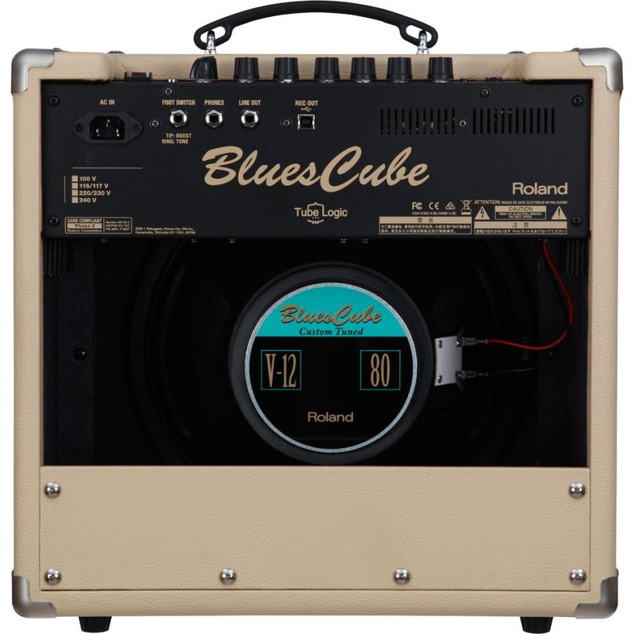 [※お取り寄せ商品] Roland Blues Cube Hot Vintage Blonde 【BC-HOT-VB】 ローランド ギター・アンプ ブルーズ・キューブ・ホット ヴィンテージ・ブロンドの画像