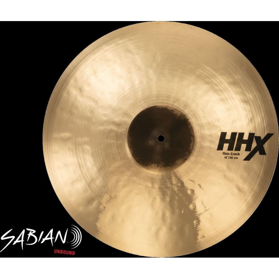 SABIAN HHX-18TC THIN CRASH 18\"(46cm) セイビアン クラッシュ・シンバル HHXシリーズ シン・クラッシュ"