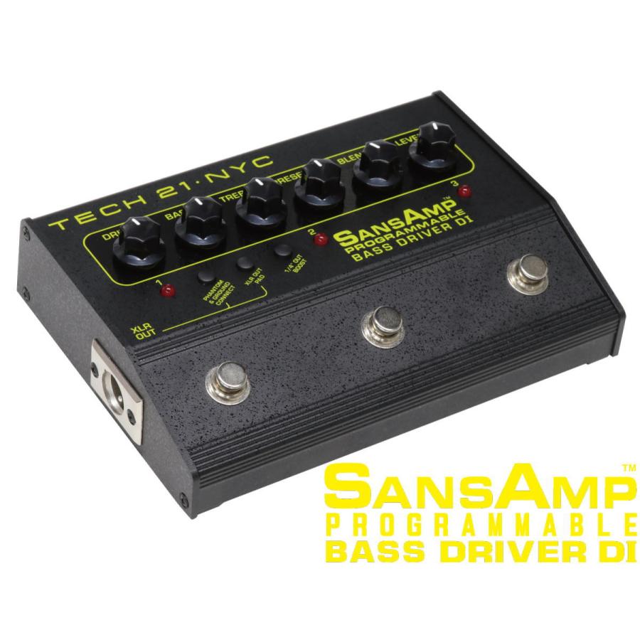 お取り寄せ商品] Tech21 SansAmp PBDR 3ch PROGRAMMABLE BASS