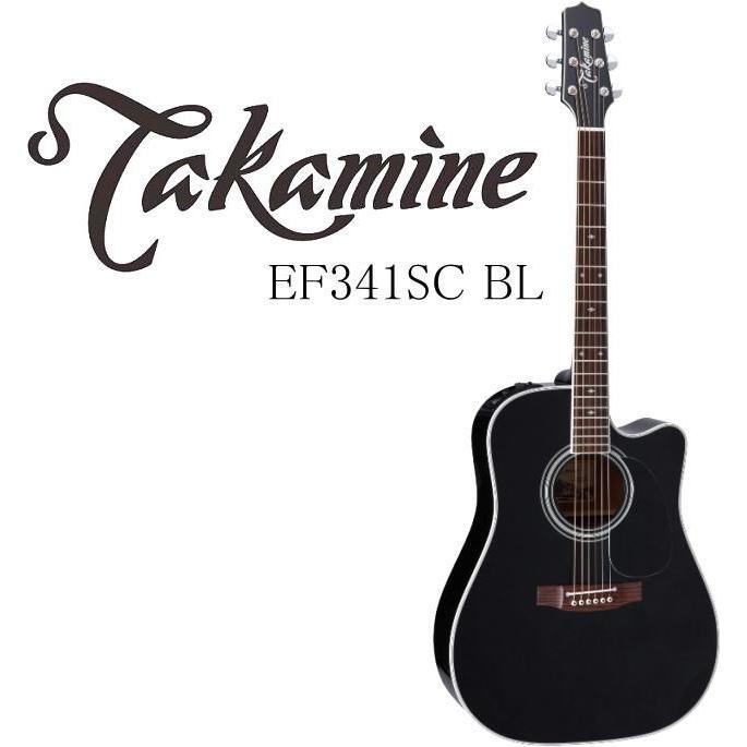 Takamine EF341SC BL タカミネ エレアコ・ギター セミハード