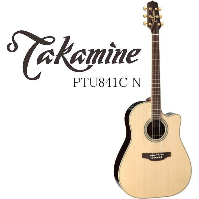 [※お取り寄せ商品] Takamine PTU841C N タカミネ エレアコ・ギター セミハードケース付属