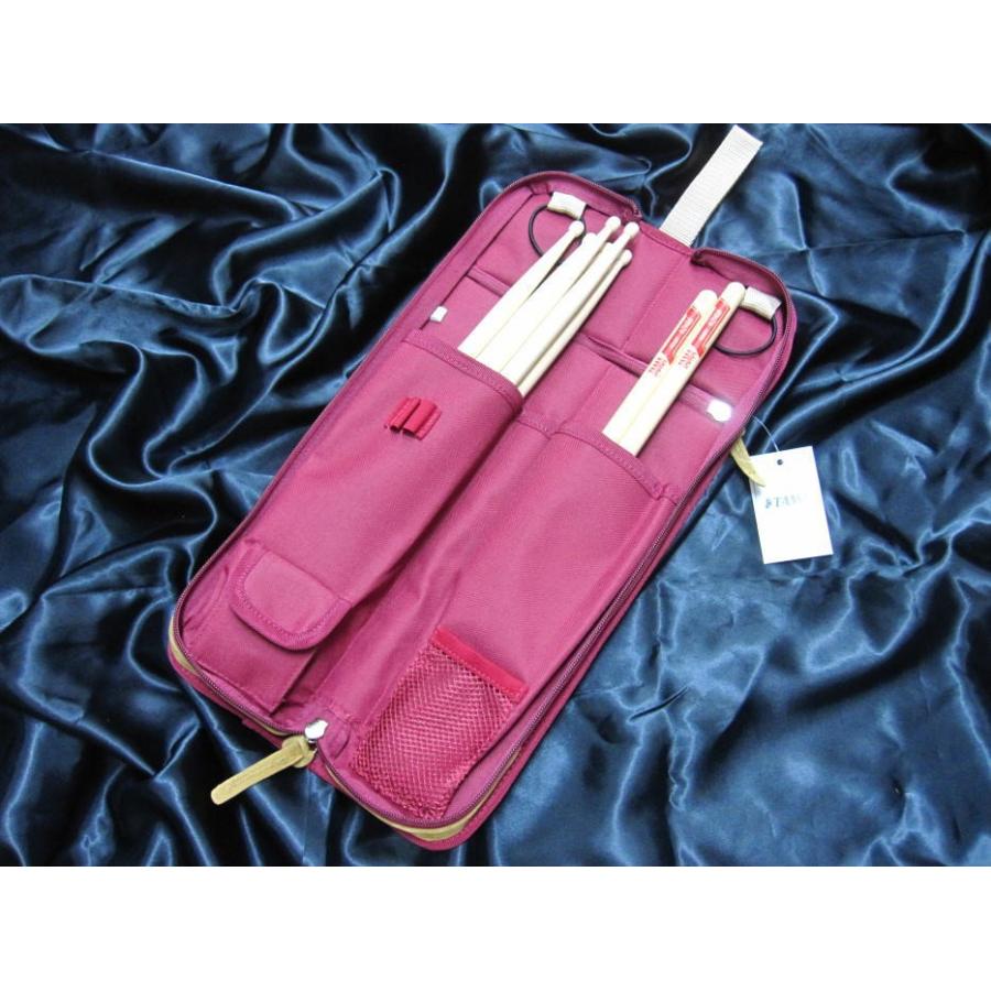 TAMA 【TSB12 WR】 Stick Bag Wine Red タマ スティック・バッグ ドラム・スティック・ケース （ワインレッド