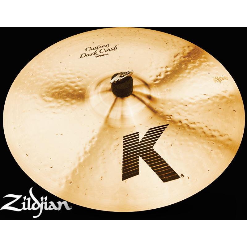 Zildjian K Custom Dark Crash 18"（45cm）［NKZL18CDKC］ ジルジャン Ｋカスタム ダーク・クラッシュ シンバル｜g-sakai