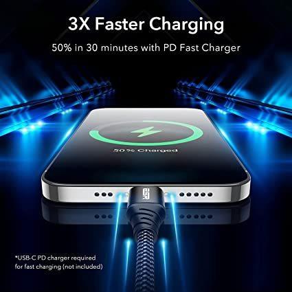 廃盤商品 Esr Usb C To Lightningケーブル 2本入り 2m Mfi認証取得 編組ナイロン Pd急速充電ケーブル Iphone 13 13 格安直販 Admd Info