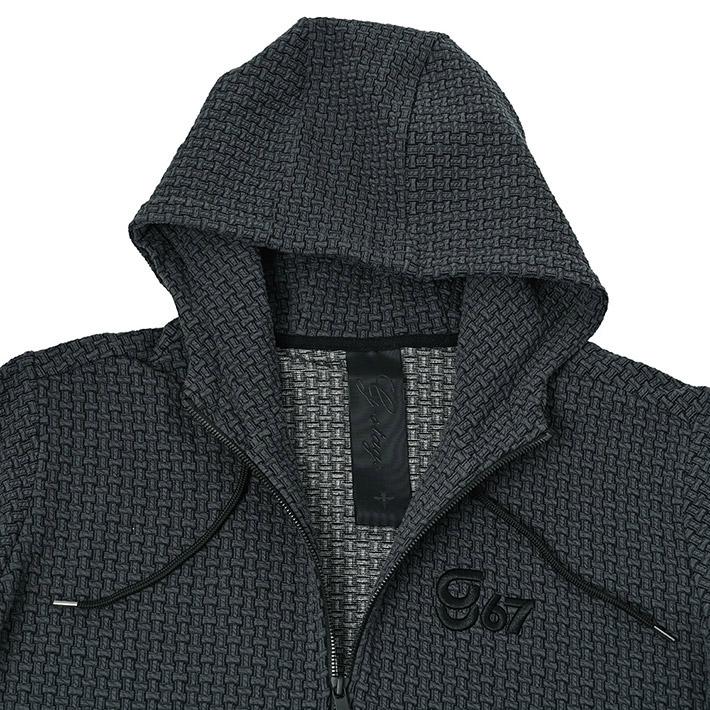 g-stage（ジーステージ） パーカー メンズ ジップアップ 格子柄