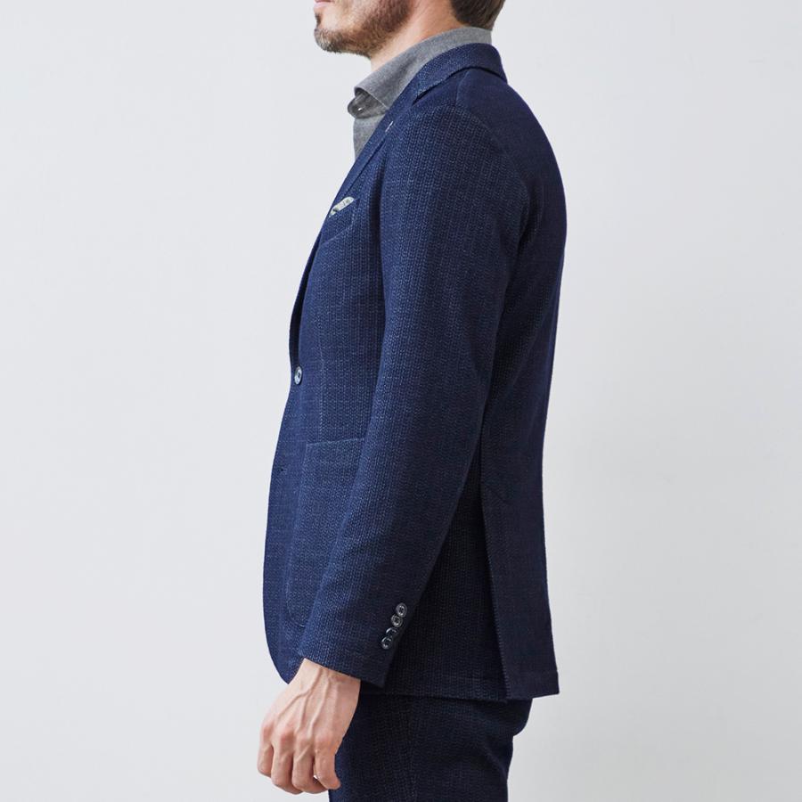 ジャケット メンズ 秋冬 ウール混 テーラード ストレッチ カジュアル