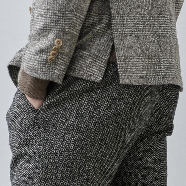 g-stage（ジーステージ） ジャケット メンズ グレンチェック ダブル